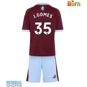 Billiga Aston Villa Joao Gomes #35 Hemmatröja Barn 2026-27 Kortärmad (+ Korta byxor)